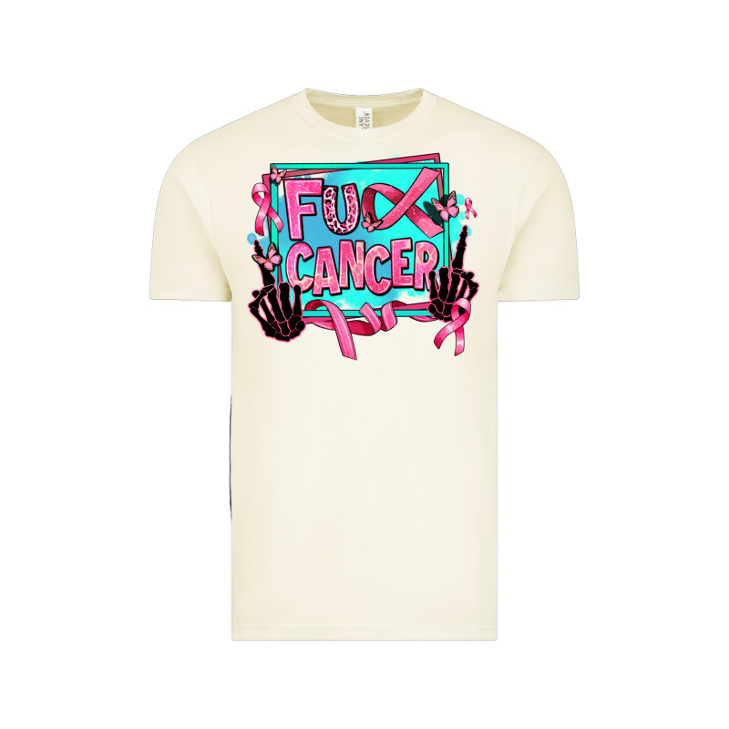 Fuck Cancer Vintage Tee by AdoDesignShop | Teevron