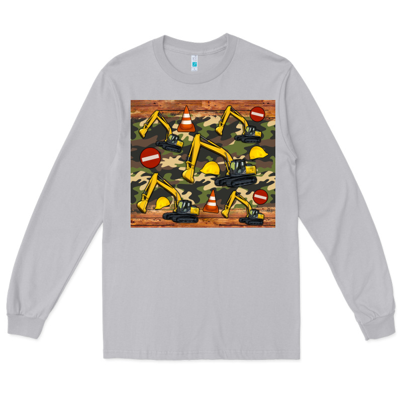 Excavator Camouflage Long Sleeve Tee by Artiststas | Teevron