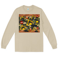 Mushroom excavator camouflage Long Sleeve Tee - Artiststas