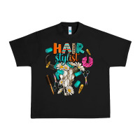 Black bullskull hairstlist Urban Heavy Tee - AdoDesignShop
