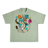 Oil Green bullskull hairstlist Urban Heavy Tee - AdoDesignShop