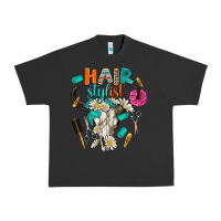 Pigment Black bullskull hairstlist Urban Heavy Tee - AdoDesignShop