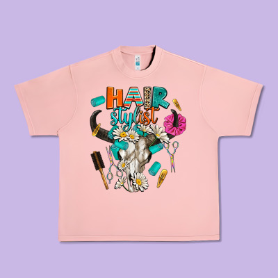 Bullskull Hairstlist Urban Heavy Tee Designed By Adodesignshop