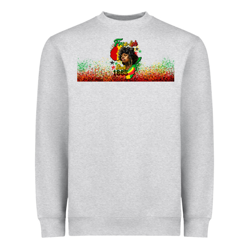 Free Ish Since 1865 Libbey Glass Heavyweight Sweatshirt by HRA Design Shop | Teevron