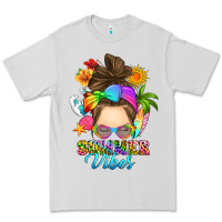 Dove Grey messy bun summer vibes Premium Tee - RanaPortraitStore