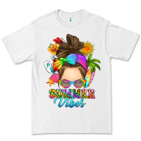 White messy bun summer vibes Premium Tee - RanaPortraitStore