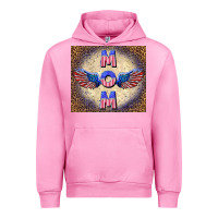Fuchsia Pink American mom Urban Hoodie - TumblerDesignByShophia