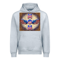 Heather Grey American mom Urban Hoodie - TumblerDesignByShophia