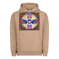 Pigment Burro American mom Urban Hoodie - TumblerDesignByShophia