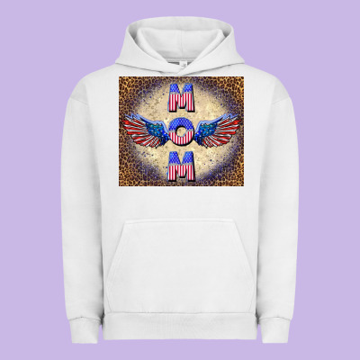 American Mom Urban Hoodie Designed By Tumblerdesignbyshophia