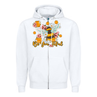 White be you tiful Zipper Hoodie - MaliasSmallBusiness