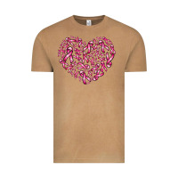 Vintage Camel breast cancer ribbon heart Vintage Tee - AdoDesignShop