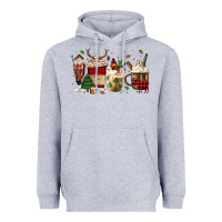 Heather Grey lumberjack coffee Heavyweight Hoodie - MaliasSmallBusiness