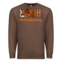 Chestnut love thanksgiving with turkey bbs Premium Sweatshirt - BundleAndBundleShop