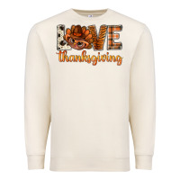 Sandshell love thanksgiving with turkey bbs Premium Sweatshirt - BundleAndBundleShop