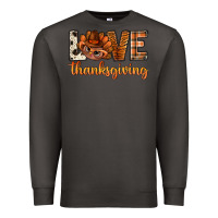 Smoke love thanksgiving with turkey bbs Premium Sweatshirt - BundleAndBundleShop
