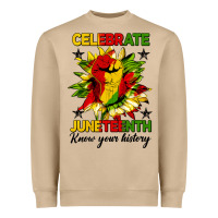 Mushroom celebrate juneteenth know your history Heavyweight Sweatshirt - HRA Design Shop