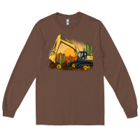 Chestnut excavator cactus sunflower sunset Long Sleeve Tee - Artiststas