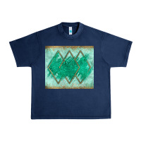 Navy green glitter Urban Heavy Tee - JahusDesignShop