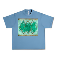 Pebble Blue green glitter Urban Heavy Tee - JahusDesignShop