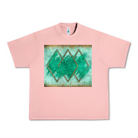 Salmon green glitter Urban Heavy Tee - JahusDesignShop
