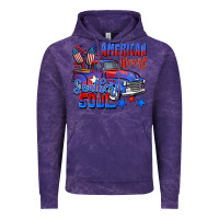 Cloud Purple American heart southern soul truck 4th of july Vintage Hoodie - CowGirlArtShop