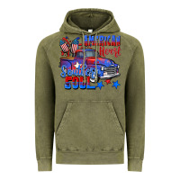 Vintage Olive American heart southern soul truck 4th of july Vintage Hoodie - CowGirlArtShop