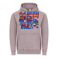 Vintage Zinc American heart southern soul truck 4th of july Vintage Hoodie - CowGirlArtShop