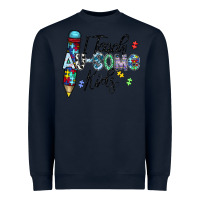 Navy i teach au some kids Heavyweight Sweatshirt - CowhideDigitalArt