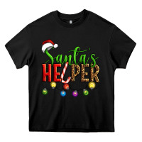Black santa's helper christmas Heavy Core Tee - Artiststas