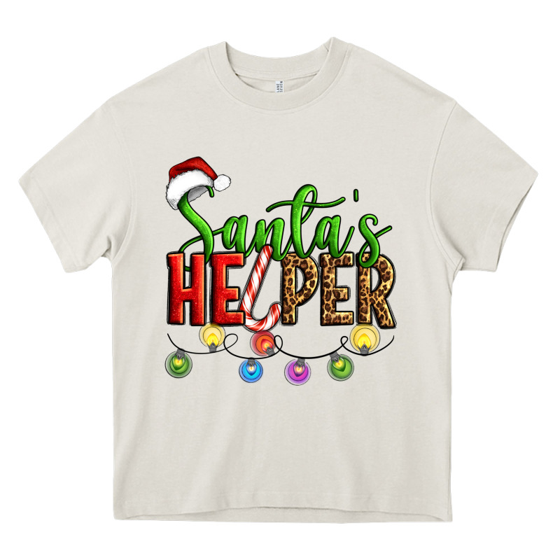 Santa's Helper Christmas Heavy Core Tee by Artiststas | Teevron