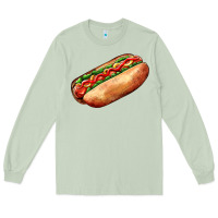 Matcha American hot dog Long Sleeve Tee - AdoDesignShop