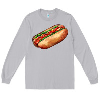 Moon Dust American hot dog Long Sleeve Tee - AdoDesignShop