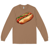 Toasted Coconut American hot dog Long Sleeve Tee - AdoDesignShop