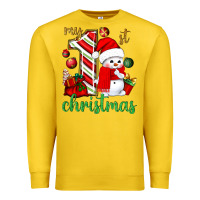 Lemon my 1 st christmas with cute snowman bbs Premium Sweatshirt - BundleAndBundleShop