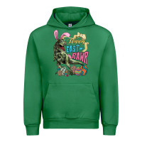 Emerald Happy Easter Day T-Rex Urban Hoodie - HowdyJamesFarm
