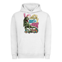 Pigment Lunar Rock Happy Easter Day T-Rex Urban Hoodie - HowdyJamesFarm