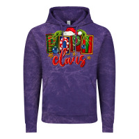 Cloud Purple Christmas popi claus Vintage Hoodie - FaDigitalArtStudio