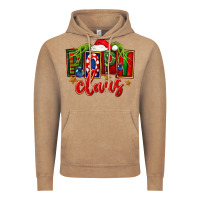 Vintage Coffee Christmas popi claus Vintage Hoodie - FaDigitalArtStudio