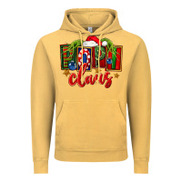Vintage Mustard Christmas popi claus Vintage Hoodie - FaDigitalArtStudio