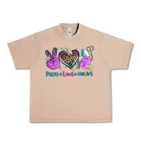 Burro peace love nail art Urban Heavy Tee - AdoDesignShop
