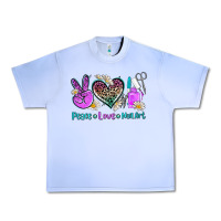Grape Ice peace love nail art Urban Heavy Tee - AdoDesignShop