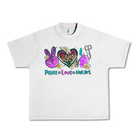 Lunar Rock peace love nail art Urban Heavy Tee - AdoDesignShop