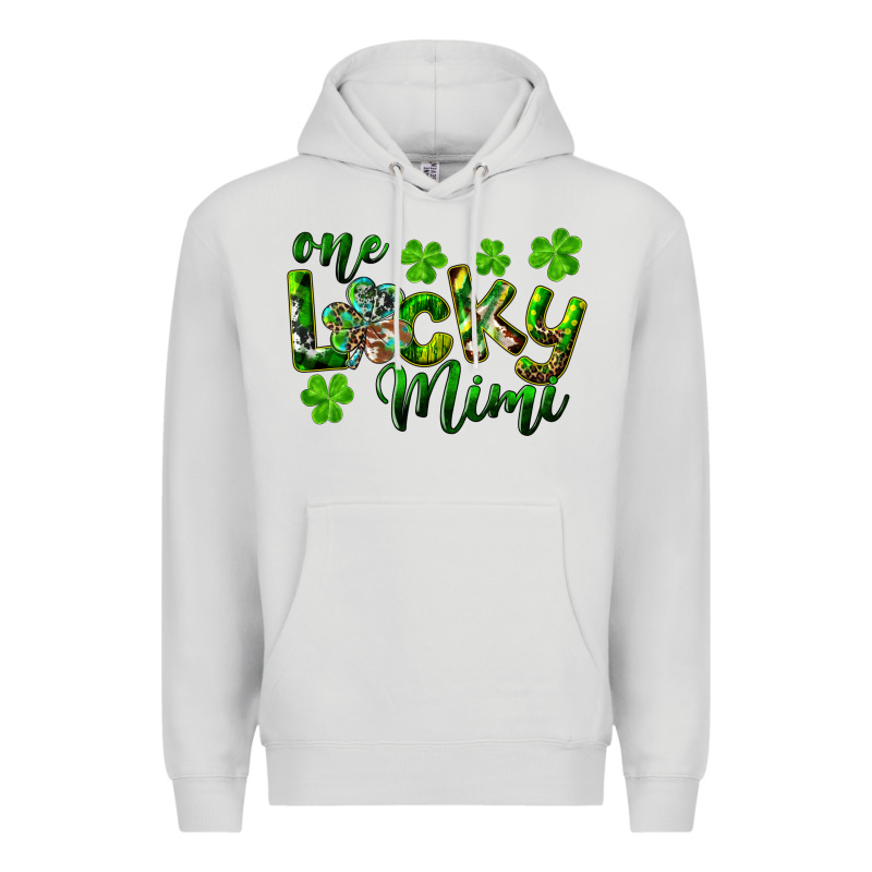 St. Patrick's Day One Lucky Mimi Premium Hoodie by RanaPortraitStore | Teevron