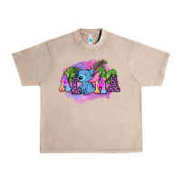 French Oak aloha stitch Urban Heavy Tee - AdoDesignShop