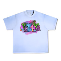 Grape Ice aloha stitch Urban Heavy Tee - AdoDesignShop