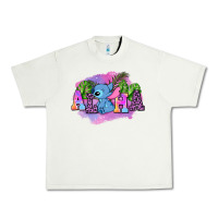 Pistachio aloha stitch Urban Heavy Tee - AdoDesignShop