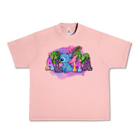 Salmon aloha stitch Urban Heavy Tee - AdoDesignShop