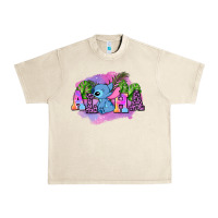 Sandshell aloha stitch Urban Heavy Tee - AdoDesignShop