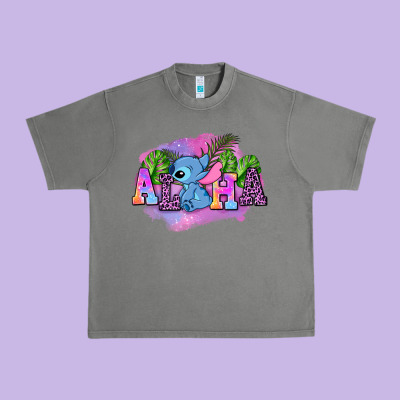 Aloha Stitch Urban Heavy Tee Designed By Adodesignshop
